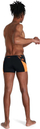 Rroba banje boxer për burra Speedo Eco Endurance+, i bën ballë klorit, thahet shpejt, e zezë me portokalli