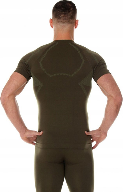 Bluzë termo Brubeck SS13000 Ranger Protect për burra, përmasa XL, ngjyrë kaki