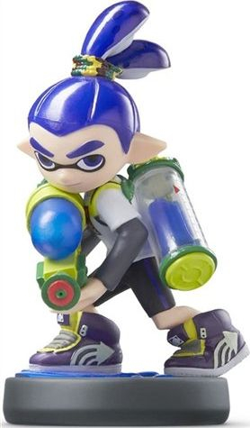 Figura Nintendo amiibo Splatoon Inkling Boy, kompatibile me Wii U, NFC, shumëngjyrëshe