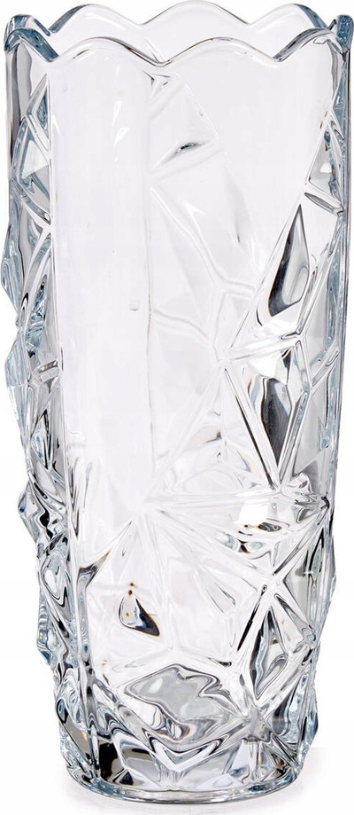 Vazo qelqi Gift Decor me prerje xhami, 19.5 cm, e tejdukshme