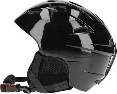 Helm skish 4F H4Z22 KSD002 me vrima ajrimi, për ski e snowboard, e zezë