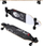 Longboard Nils Wooden, kushineta ABEC 7, rrota PU 85A, i zi