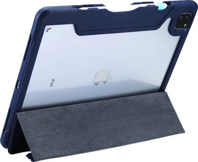 Mbrojtëse tableti DEQSTER Rugged Case RQ1, për iPad Pro 12.9", kapak Trifold, Midnight Blue