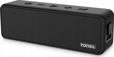 Безжичен звучник Tonsil GO 6, Bluetooth 5.0, IPX7, црн