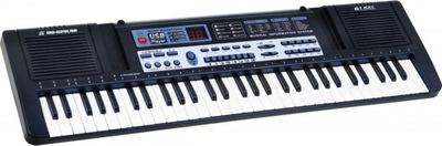 Pianino elektronike për kalamaj MQ-829USB, 61 taste, USB, me mikrofon, e zezë