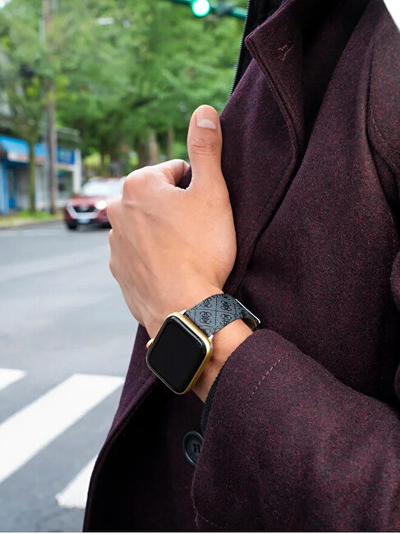Rrip Guess, për Apple Watch CS3001S2, i hirtë