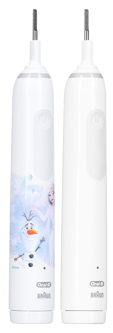 Set furça dhëmbësh elektrike Oral-B Pro 3 3000 White dhe Junior Frozen, magnetike, me sensor presioni, të bardha