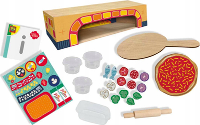 Set loje piceri SES CREATIVE Little Pretenders Pizza Oven 18016, përgatitje pica, për fëmijë, shumëngjyrësh