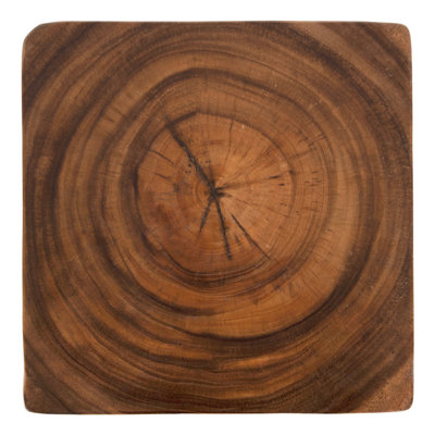 Stol GEBO HM9754.11, dru Suar, 35x35x46.5 cm, ngjyrë arre