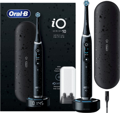 Furçë dhëmbësh elektrike Oral-B iO10, iOsense, karikues magnetik, e zezë