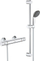 Set dushi Grohe Precision Start 34597000, bateri termostatike, montim n’mur, krom