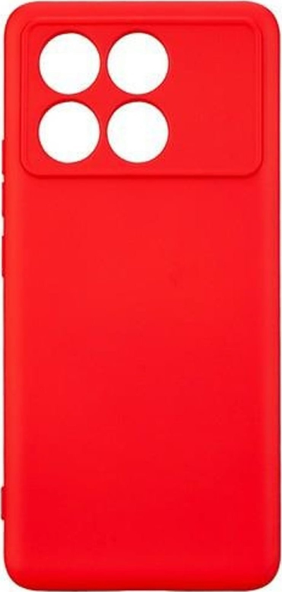 Mbrojtëse telefoni Beline Silicone Case Poco X6 Pro, silikon, antirrëshqitëse, e kuqe