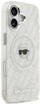 Mbulesë telefoni Karl Lagerfeld IML MagSafe, për iPhone 17, motiv White Karl's Head, e bardhë
