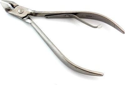 Këmbaça për kutikula pa markë, çelik inox, 9.3cm, ngjyrë argjendi