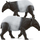 Figurinë lodër Schleich Tapir, koleksionuese, e pikturuar me dorë, shumëngjyrëshe