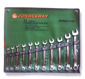 Set çelësa unazor Jonnesway, 11 copë, përmasa inch