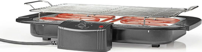 Grill elektrik tavoline 38 x 22 cm, 2000W, i zi