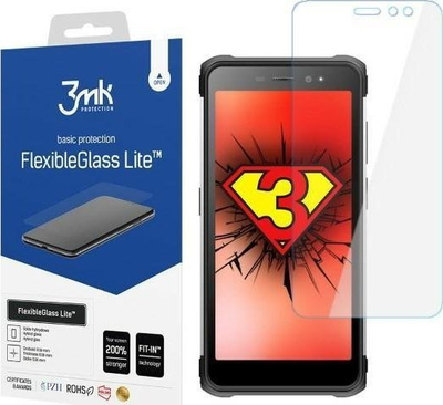 Mbrotës ekrani 3mk FlexibleGlass Lite për Hammer Iron 4, xham hibrid, i tejdukshëm