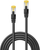 Kabllo rrjeti Lindy 47624, Cat6a U UTP, RJ45, 1m, e zezë