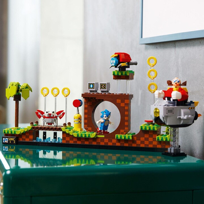 Сет коцки LEGO® 21331 Sonic the Hedgehog™ - Green Hill Zone