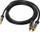 Kabllo audio PremiumCord kjqcin5, Jack 3.5mm në 2x RCA, 5m, e zezë