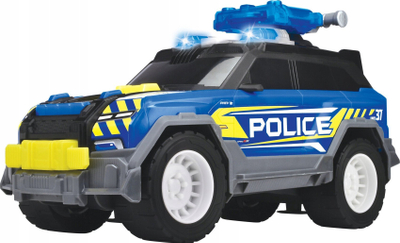 Lodër makinë policore Simba Police SUV, 30cm, me drita dhe tinguj, blu