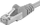 Kabllo rrjeti Premiumcord CAT6a S FTP, 0.5m, gri