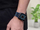 Rrip çeliku Alogy për Apple Watch 42 / 44 / 45 mm, i kaltër