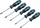 Set kaçavidash Torx Makita, 5 copë, T10 T30, jeshile