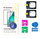 Qelq mbrojtës kamere Wozinsky Black Full për Samsung Galaxy Z Flip 7, set 2 copë, i zi