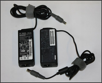 Adapter karikues Lenovo AC 65W, lidhje rrethore, i zi