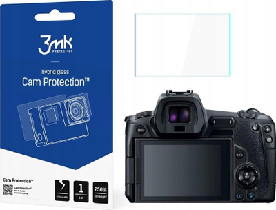 Qelq mbrojtës 3MK CamProtect, për Canon EOS R, hybrid glass, transparent
