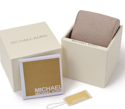 Orë dore Michael Kors Mini Slim Runway MK3205, për femra, çelik inox, rozë ari