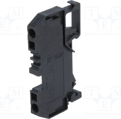 Железничка клема Wago 281-905, 2 проводници, 4mm², црна