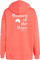Bluzë me kapuç ONeill Wow Hoodie W, për goca, me xhep kangur, portokalli e fortë