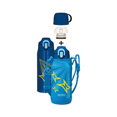 Gotë termike për pije Thermos, e kaltër 800 ml