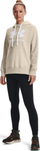 Duks për femra Under Armour Rival Fleece Logo, S, bezhë