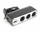 Ndarës çakmaku veture King K-KSU-206, 3 dalje 12V, port USB, i zi