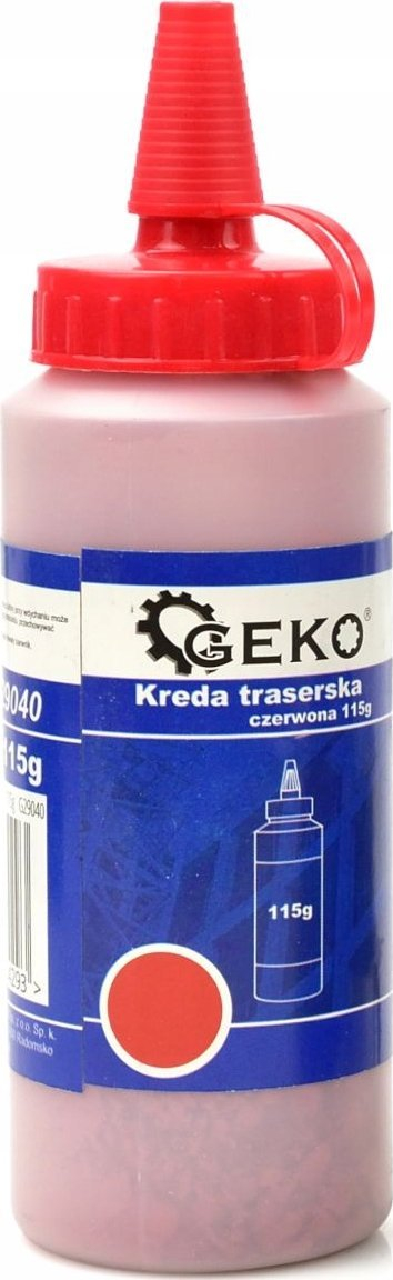 Set snuri me shkumës Geko G29042, 30 m, pluhur i kuq 115 g