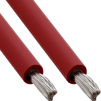 Kabllo solare InLine H1Z2Z2 K, 4mm, 25m, e kuqe