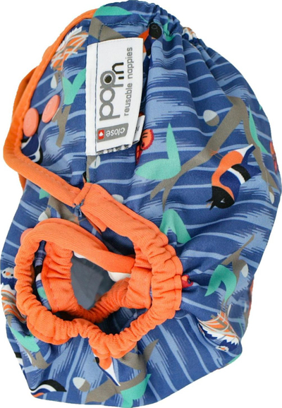Mbulesë pelene Close Caboo Cover Twilight Garden, e ripërdorshme, me kopsa, 3-16 kg
