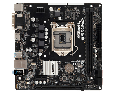 Pllakë amë Asrock H310CM-HDV Intel H310 LGA 1151 (Socket H4) micro ATX