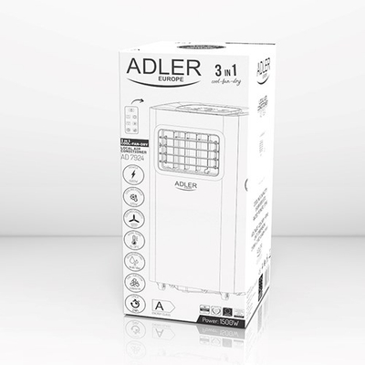 Klimë portative Adler AD (7924), 515 W, e bardhë