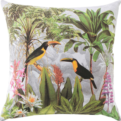 Jastëk dekor U10 Sweet Bird, 60x60cm, pambuk, shumëngjyrësh