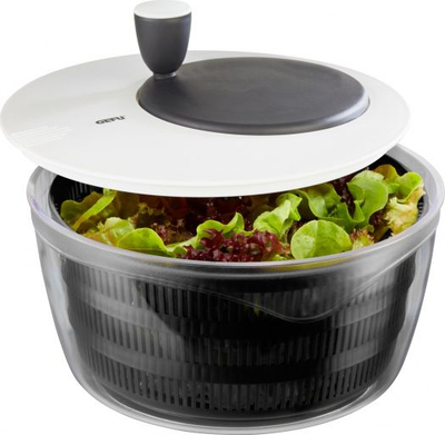 Tharëse sallate Gefu Rotare, 3 l, plastike, e bardhë