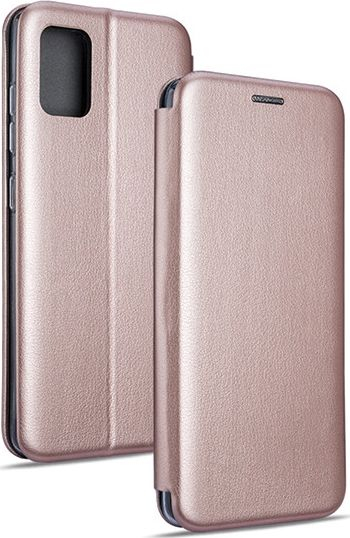 Mbrojtëse Etui Book Magnetic për Samsung A41 A415, e artë rozë