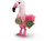 Lodër pelushi Rappa Flamingo, 15 cm, ECO-Friendly, rozë