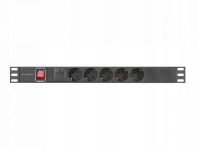 Shirit energjie Lanberg PDU 5x Schuko, 19", 2m, C14, i zi