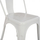 Karrige metalike Melita 43×50×82 cm (HM8641.21), bardhë
