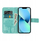 Këllëf libri OEM MEZZO për Samsung A17 Oppo A17k, me xhepa për karta, mbyllje magnetike, jeshil